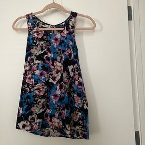 Floral dressy tank